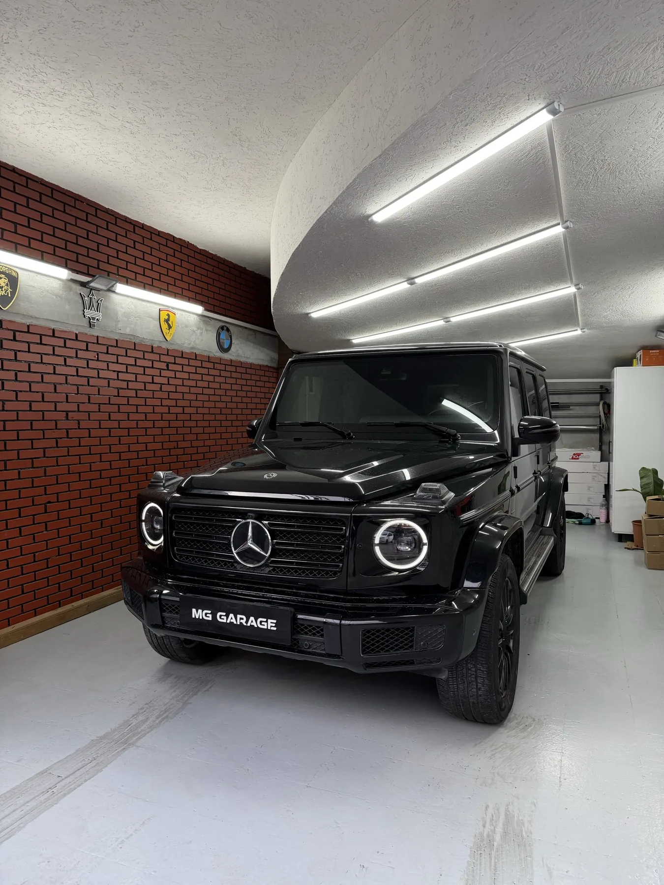 Maslak MG Garage'da Mercedes G-Serisi aracına uygulanan Koruma & Detaylı Bakım
